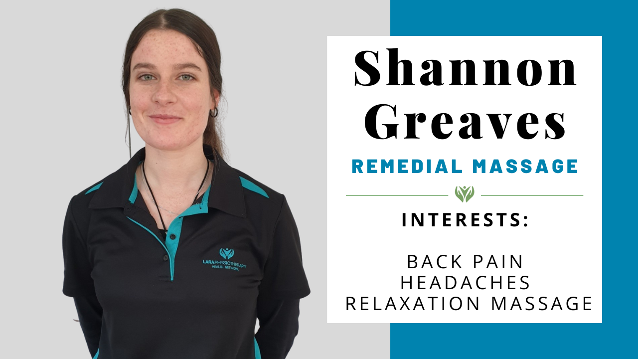 Shannon Greaves Lara Physiotherapy 